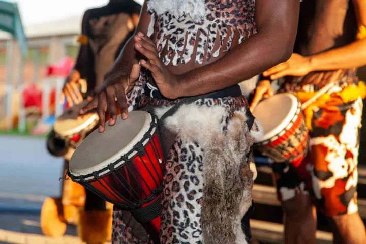 African percussion performance