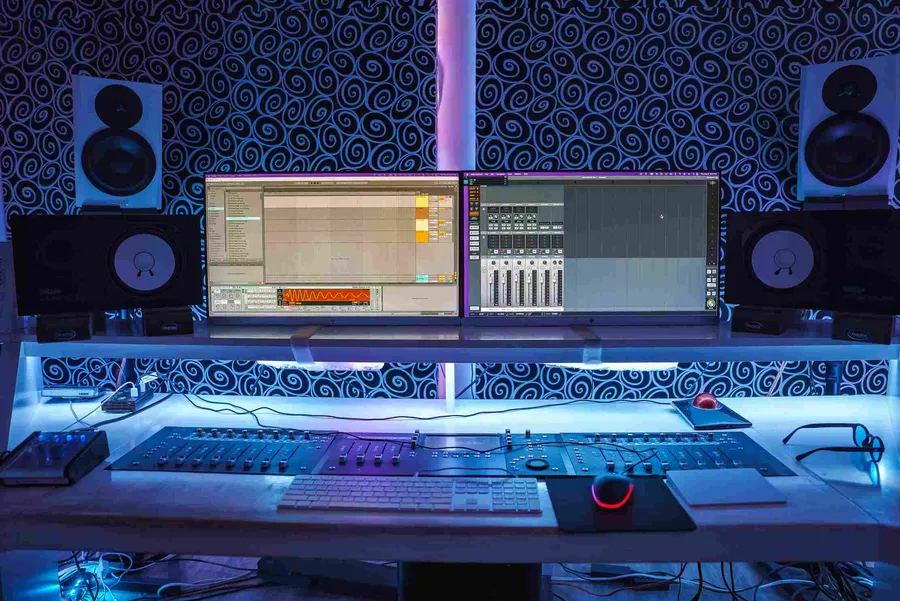 Modern production studio